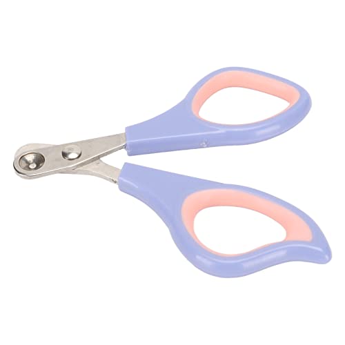 Estink Premium -Haustier -Nagelschneider mit Konischem Loch Haltbar Edelstahl Katzennagel Trimmer Ergonomischer Griff für Komfort Haustierbedarf (Purpur Rosa) von Estink