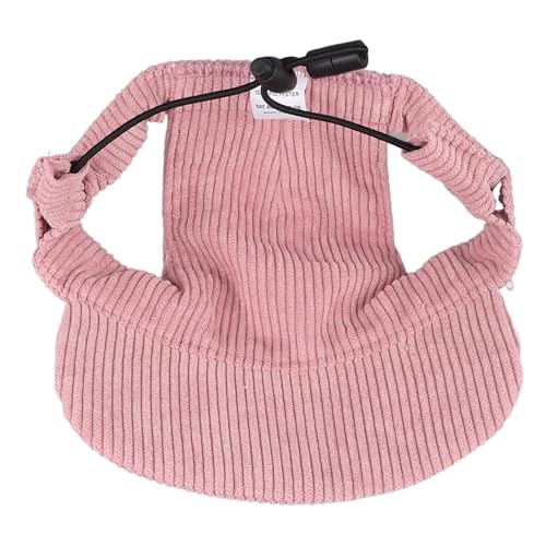 Estink Premium Hunde Sonnenhut Sonnenschutz Atmungsaktivem Haustierhut für Gehen Im Freien, Cord -Material (XL) von Estink