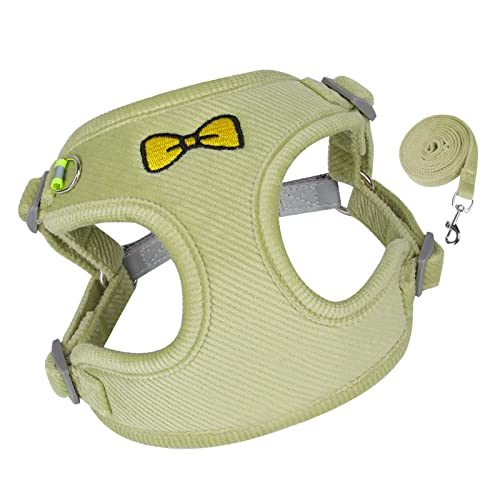 Estink Reflektierendes Kleines Hundekabelbaum Leichte Haustierweste mit Traktionsseil Zum Gehen, Bequemes Baumwolltuchmaterial, Geeignet für Kleine Hunde, Hundetraktionsgurt Geeignet (M) von Estink