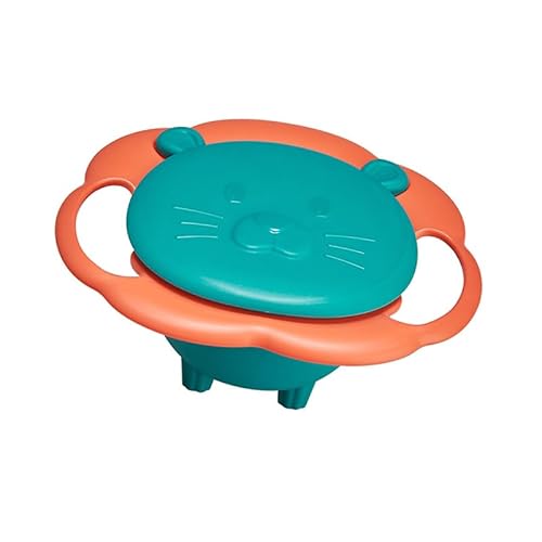 Estink Rotation Verschüttete Resistente Schüssel für Kinderkindkinder, 360 Grad Rotationsgeschirr, Verschüttete Schüssel, Leicht zu Reinigen, Langlebigem Material (Green) von Estink