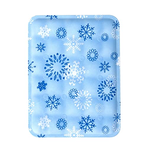 Estink Verdickte Haustier -Eisblockbett, Weiche Hundekühlmatte für Sommer, Sicheres Wasserdichtes Katzenkühlkissen für Selbstkühlende Haustierschlafe, Kratzfeste Haustierkühlmatte (S) von Estink