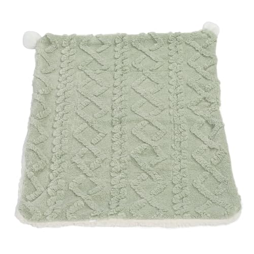 Estink Warmen Weich Verdicktere Haustierdecke Hundedecke mit Pelzigen Bällen für Komfort und Schutz, Ideal für Katzen; Material: Plüsch; Größe: 30,7 X 39,4in (XL) von Estink