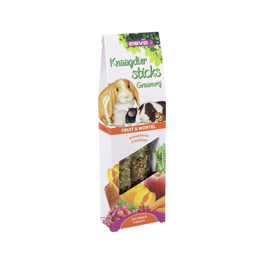 Esve Nagetiersticks Getreidefrei - Gemüse - 2 Sticks Esve Nagetiersticks Getreidefrei - Gemüse - 2 Sticks von Esve