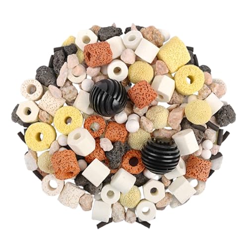 Eterspr 12 in1 Aquarium Filtermedien, Aquariumfilter Keramikringe, Aquarium Filtermedien Zubehör, für Aquarium Teich Wasserfallbrunnen Milieuveränderung von Effektive Mikroorganismen Eterspr 12 in1 Aquarium Filtermedien, Aquariumfilter Keramikringe, Aquarium Filtermedien Zubehör, für Aquarium Teich Wasserfallbrunnen Milieuveränderung von Effektive Mikroorganismen von Eterspr