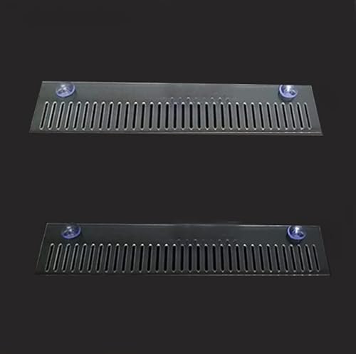 Eterspr 2 Stücke Acryl Aquarium Kamm, Überlaufkamm, Acryl Flow Wehrkamm Aquarium, für Aquariumpumpen im Aquarium (mit Saugnapf) von Eterspr