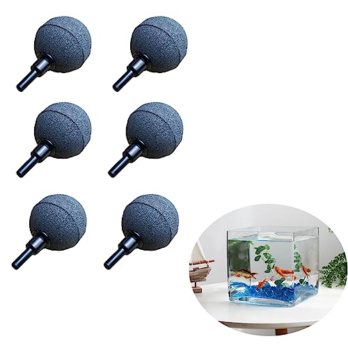 Eterspr 6 Stück Aquarium Luftstein Ball, Aquarium Luftausströmer, Aquarium Luftstein, 4mm / 8mm Schlauch Anschließbar, für Teiche, Aquarien und Fisch Tank Eterspr 6 Stück Aquarium Luftstein Ball, Aquarium Luftausströmer, Aquarium Luftstein, 4mm / 8mm Schlauch Anschließbar, für Teiche, Aquarien und Fisch Tank von Eterspr