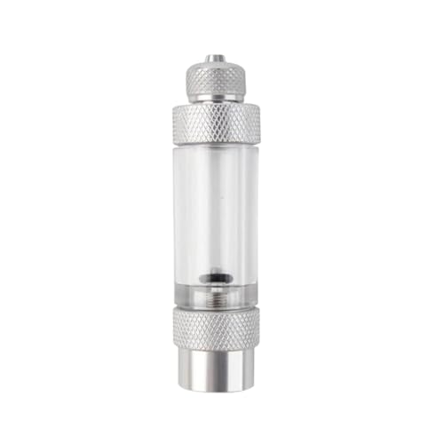 Eterspr CO2 Blasenzähler, Aquarium CO2 Regler Blasenzähler, CO2 Druckminderer Regulator, Regler Behälter Wartung Werkzeug Für Kohlendioxid Messung(Single Head) von Eterspr