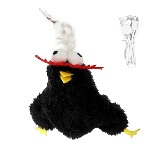 Interaktives Katzenspielzeug - Simulierter Zwitschernder Vogel, Elektrisch Flatternd, Flappy Bird Cat Toy von Eteslot
