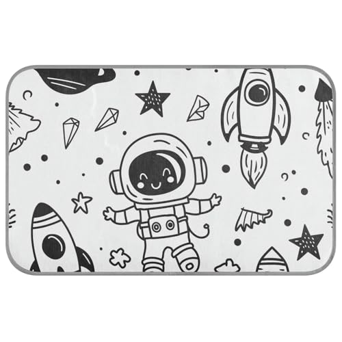 Astronauts Mond Sterne Schwarz Sommer Kühlendes Hundebett Selbstkühlendes Bett für Katzen für Hunde Outdoor Haustier Tragbare Cama Refrescante para Perros M von EtherSpher