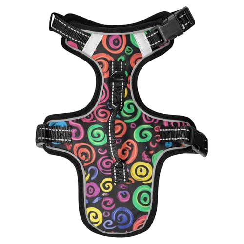 Bunte Spiralformer, reflektierende Westen für große Hunde für Hunde, Trainingszubehör, Weste für Hunde, Größe L mit Griff, chalecos para Perros, Größe M Bunte Spiralformer, reflektierende Westen für große Hunde für Hunde, Trainingszubehör, Weste für Hunde, Größe L mit Griff, chalecos para Perros, Größe M von EtherSpher