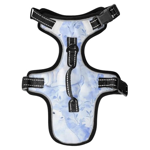 Chaleco para perro Hundegeschirr, niedlicher Eisbär, reflektierend, personalisierbar für Mops, Hundetraining, mit Griff, Größe M, Blau Chaleco para perro Hundegeschirr, niedlicher Eisbär, reflektierend, personalisierbar für Mops, Hundetraining, mit Griff, Größe M, Blau von EtherSpher