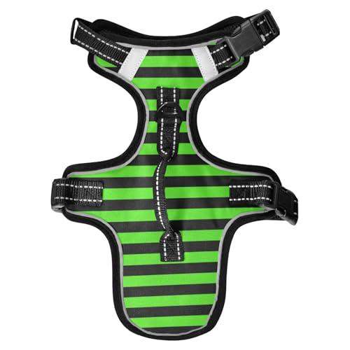 Chaleco para perro Hundegeschirr, reflektierend, für nächtliche Spaziergänge, niedliches Katzengeschirr mit Griff, Grün / Schwarz Chaleco para perro Hundegeschirr, reflektierend, für nächtliche Spaziergänge, niedliches Katzengeschirr mit Griff, Grün / Schwarz von EtherSpher