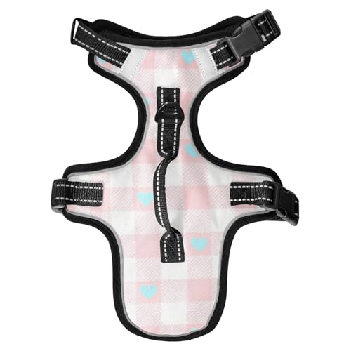 Chaleco para perro Hundegeschirr, reflektierend, personalisierbar für Affentraining, Zubehör, Katzengeschirr mit Griff, Größe M, Blau und Rosa Chaleco para perro Hundegeschirr, reflektierend, personalisierbar für Affentraining, Zubehör, Katzengeschirr mit Griff, Größe M, Blau und Rosa von EtherSpher
