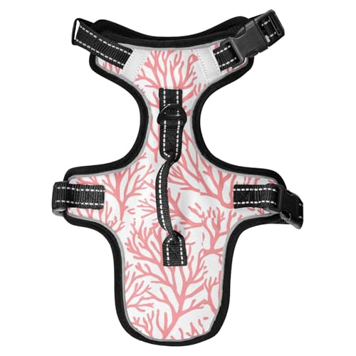 Chaleco para perro Hundegeschirr, reflektierend, personalisierbar für GSD, Trainingszubehör, Katzengeschirr mit Griff, Größe M, Pfirsichrot Chaleco para perro Hundegeschirr, reflektierend, personalisierbar für GSD, Trainingszubehör, Katzengeschirr mit Griff, Größe M, Pfirsichrot von EtherSpher