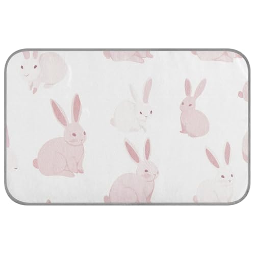 EtherSpher Blush Bunny Kühlmatte für den Sommer, selbstkühlende Matte für Katzen und Hunde, weiß, für draußen, Katzenband, Enfriador para Perros M von EtherSpher