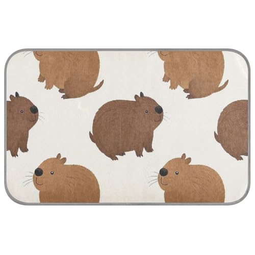 EtherSpher Capybara Sommer-Katzenbett im Cartoon-Design, kühlend, für den Sommer, selbstkühlende Pads für Hunde für Kätzchen, Reisen, tragbar, Manta Fria para Perros M EtherSpher Capybara Sommer-Katzenbett im Cartoon-Design, kühlend, für den Sommer, selbstkühlende Pads für Hunde für Kätzchen, Reisen, tragbar, Manta Fria para Perros M von EtherSpher