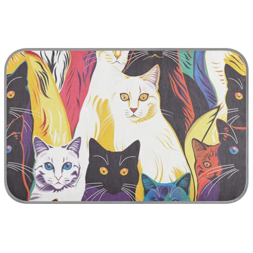 EtherSpher Colorful Line Sommer-Kühlmatten, selbstkühlend, Outdoor-Katzenbett für Welpen, Katzen, Innenbereich, nicht elektrisch, Cama Fria para perro M EtherSpher Colorful Line Sommer-Kühlmatten, selbstkühlend, Outdoor-Katzenbett für Welpen, Katzen, Innenbereich, nicht elektrisch, Cama Fria para perro M von EtherSpher