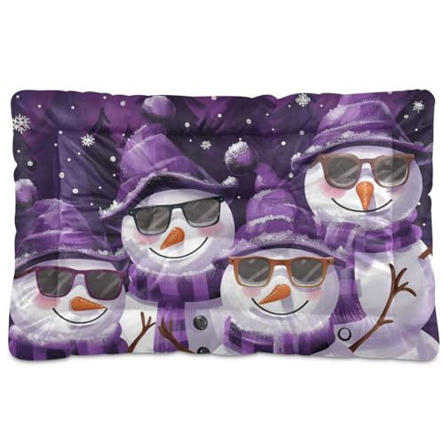 EtherSpher Frohe Weihnachten Vatertag Schneemänner Safari Waschbar Hund Katze Bett Rutschfest Weich Bequem Hund Katze Bett für Mittelgroße/Große Hunde 91,4 x 61 cm EtherSpher Frohe Weihnachten Vatertag Schneemänner Safari Waschbar Hund Katze Bett Rutschfest Weich Bequem Hund Katze Bett für Mittelgroße/Große Hunde 91,4 x 61 cm von EtherSpher