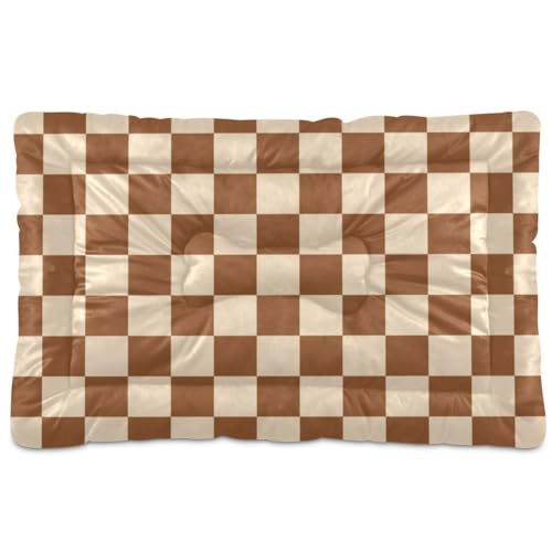 EtherSpher Haustiermatratze, waschbar, weich, bequem, rutschfeste Unterseite, für mittelgroße und große Hunde, 91,4 x 61 cm, Orange und Weiß EtherSpher Haustiermatratze, waschbar, weich, bequem, rutschfeste Unterseite, für mittelgroße und große Hunde, 91,4 x 61 cm, Orange und Weiß von EtherSpher