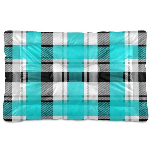 EtherSpher Hundebett-Matte, waschbar, rutschfest, weich, bequem, für große, mittelgroße und kleine Hunde, 91,4 x 61 cm, Schwarz / Weiß / Blau EtherSpher Hundebett-Matte, waschbar, rutschfest, weich, bequem, für große, mittelgroße und kleine Hunde, 91,4 x 61 cm, Schwarz / Weiß / Blau von EtherSpher