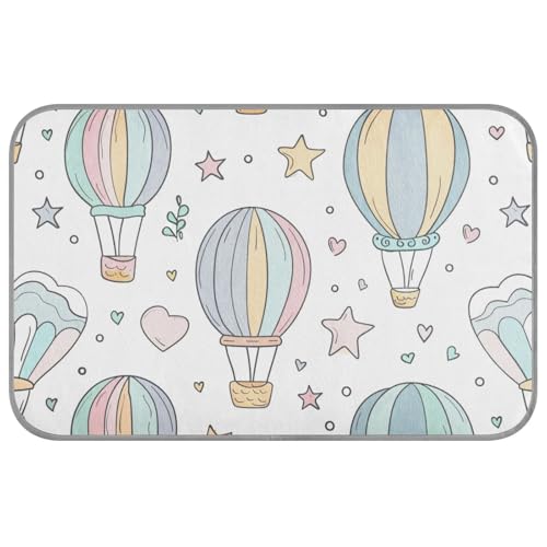 EtherSpher Kühlbett mit süßen, bunten Sternen, Heißluftballon, für den Sommer, selbstkühlend, waschbar, Katzenbett für Hühner, Katzen, Outdoor, abnehmbar, Manta, Größe M EtherSpher Kühlbett mit süßen, bunten Sternen, Heißluftballon, für den Sommer, selbstkühlend, waschbar, Katzenbett für Hühner, Katzen, Outdoor, abnehmbar, Manta, Größe M von EtherSpher