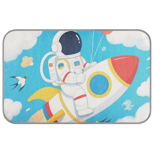 EtherSpher Kühlende Hundedecke mit Cartoon-Motiv und weißem Astronauten-Design, selbstkühlendes Kissen für Katzen, zum Schlafen, rutschfest, Cama Fria Para, Perro, M EtherSpher Kühlende Hundedecke mit Cartoon-Motiv und weißem Astronauten-Design, selbstkühlendes Kissen für Katzen, zum Schlafen, rutschfest, Cama Fria Para, Perro, M von EtherSpher
