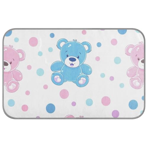 EtherSpher Kühlendes Haustierbett im Cartoon-Design, niedlich, blau-rosa Bär, für den Sommer, selbstkühlend, für Outdoor-Katzen, Chihuahua, Outdoor, Katze, waschbar, Cama Fria para perro M EtherSpher Kühlendes Haustierbett im Cartoon-Design, niedlich, blau-rosa Bär, für den Sommer, selbstkühlend, für Outdoor-Katzen, Chihuahua, Outdoor, Katze, waschbar, Cama Fria para perro M von EtherSpher