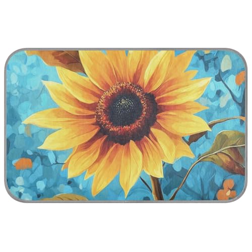 EtherSpher Kühlkissen für den Sommer, selbstkühlend, für Kaninchen, Katzen, Outdoor, Katze, Essentials, Cama Refrescante Para, Perros, M, Gelb von EtherSpher