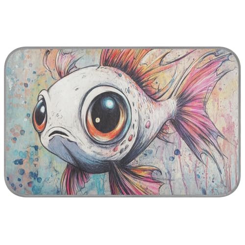 EtherSpher Kühlmatte für Hunde mit süßem weißem Fisch, für draußen, selbstkühlende Matte für Hunde für Kätzchen, Reisen, wasserdicht, Esterilla, Refrescante para Perros M EtherSpher Kühlmatte für Hunde mit süßem weißem Fisch, für draußen, selbstkühlende Matte für Hunde für Kätzchen, Reisen, wasserdicht, Esterilla, Refrescante para Perros M von EtherSpher