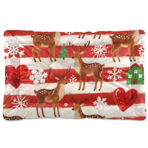 EtherSpher Merry Christmas Hunde- und Katzenbett, waschbar, weich, bequem, rutschfeste Unterseite, für große, mittelgroße und kleine Hunde, 91,4 x 61 cm, Braun EtherSpher Merry Christmas Hunde- und Katzenbett, waschbar, weich, bequem, rutschfeste Unterseite, für große, mittelgroße und kleine Hunde, 91,4 x 61 cm, Braun von EtherSpher