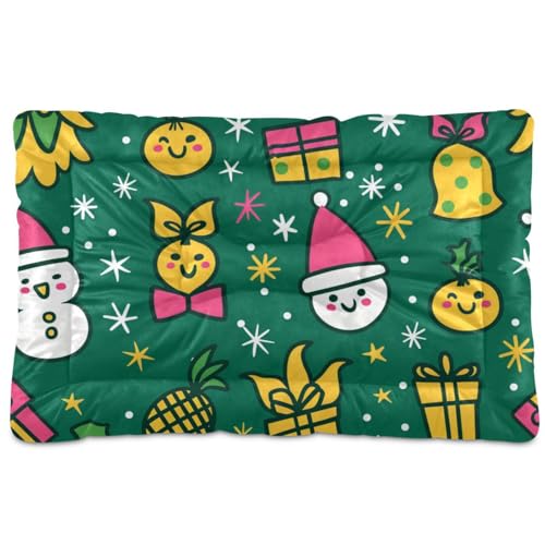 EtherSpher Merry Christmas Tree Hundehütte mit niedlichem weißem Pinguin, waschbar, weich, bequem, rutschfeste Unterseite, für mittelgroße und große Hunde, 91,4 x 61 cm EtherSpher Merry Christmas Tree Hundehütte mit niedlichem weißem Pinguin, waschbar, weich, bequem, rutschfeste Unterseite, für mittelgroße und große Hunde, 91,4 x 61 cm von EtherSpher