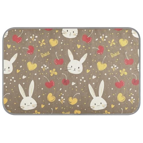 EtherSpher Sommer-Kühlbett mit Cartoon-Kaninchen, rote Schleife, selbstkühlend, Outdoor-Katzenbett für Hühner, Außenkatze, abnehmbar, Esterilla-Refrescante para Perros, M EtherSpher Sommer-Kühlbett mit Cartoon-Kaninchen, rote Schleife, selbstkühlend, Outdoor-Katzenbett für Hühner, Außenkatze, abnehmbar, Esterilla-Refrescante para Perros, M von EtherSpher