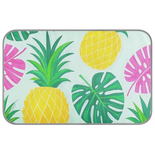 EtherSpher Sommer-Kühlmatte für Hunde, Ananas, Palmblatt, Blau, selbstkühlende Gel-Katzendecken für Innenkatzen für Kaninchen, gemütliches Schlafen, einzigartige Mantas frías para Perros M EtherSpher Sommer-Kühlmatte für Hunde, Ananas, Palmblatt, Blau, selbstkühlende Gel-Katzendecken für Innenkatzen für Kaninchen, gemütliches Schlafen, einzigartige Mantas frías para Perros M von EtherSpher