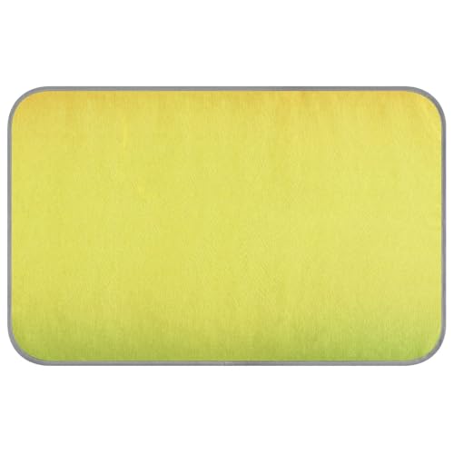 EtherSpher Sommer-Kühlmatte mit Farbverlauf, selbstkühlendes Gelbett für Katzen, Outdoor, für Katzen, drinnen, waschbar, Größe M, Gelb / Grün von EtherSpher