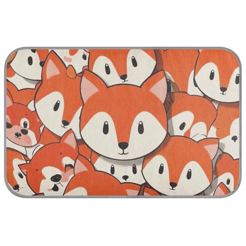 EtherSpher Süße Cartoon-Fuchs-orangefarbene Sommer-Kühldecke für Hunde, selbstkühlende Decken für Outdoor-Katzen für Schweine, Outdoor-Katzen, Katzen, Katzen, Essentials, Camas Frias Para, Perros, M EtherSpher Süße Cartoon-Fuchs-orangefarbene Sommer-Kühldecke für Hunde, selbstkühlende Decken für Outdoor-Katzen für Schweine, Outdoor-Katzen, Katzen, Katzen, Essentials, Camas Frias Para, Perros, M von EtherSpher
