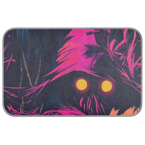 EtherSpher Vogelscheuche Totenkopf Happy Halloween Sommer Sommer Kühlmatte selbstkühlende Decken für Indoor Katzen für Hunde drinnen schnurlos Camas Frias para Perros M von EtherSpher