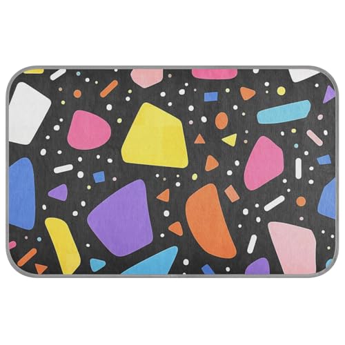 Kühlmatte für Katzen, buntes unregelmäßiges Muster, für den Sommer, selbstkühlend, für Tiere, Outdoor, Katze, schnurloses Klebeband, Frio para Perros, M von EtherSpher
