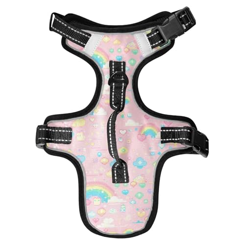 Pixal Chaleco para perro Hundegeschirr, Pfirsichmuster, reflektierend, für Dackel, mit Griff, Größe M Pixal Chaleco para perro Hundegeschirr, Pfirsichmuster, reflektierend, für Dackel, mit Griff, Größe M von EtherSpher