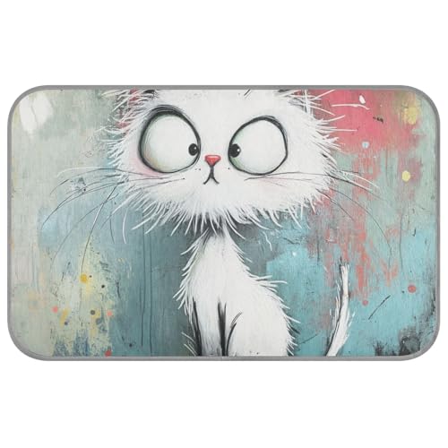 Süßes weißes Kätzchen-Sommer-Hunde-Kühlbett, selbstkühlend, für den Außenbereich, Haustierbett für Kätzchen, Katzen, Indoor-Katze, Essentials, Tapete, Frio Para, Perros, M Süßes weißes Kätzchen-Sommer-Hunde-Kühlbett, selbstkühlend, für den Außenbereich, Haustierbett für Kätzchen, Katzen, Indoor-Katze, Essentials, Tapete, Frio Para, Perros, M von EtherSpher