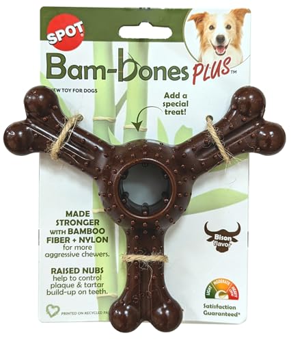 Ethical Products Spot Bambus + Triple Chew Bison 17,8 cm von Ethical Pet