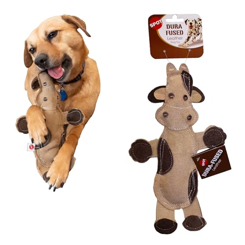 SPOT Ethical Pets, Hundespielzeug aus Leder, Verschiedene Bauernhoftiere - 28 cm von SPOT