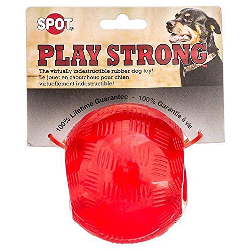 SPOT by Ethical Products Play Strong Bones Chew Toys and Ball Toys for Dogs - Great for Aggressive Chewers and Puppies - Ball - Small von SPOT
