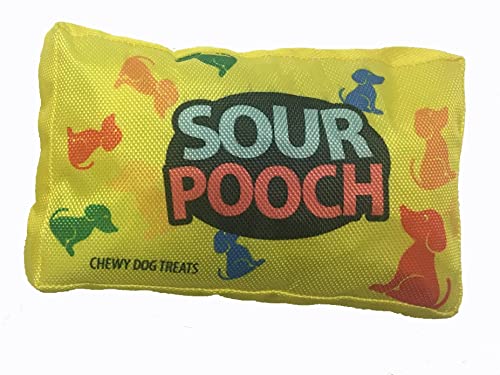 SPOT von Ethical Products – Fun Candy – skurriles lustiges Quietschspielzeug für Hunde – Sour Pooch von SPOT