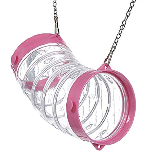 EudoER Frettchen Tube Little Friends Pink Special Edition klar gebogen mit Ketten von EudoER