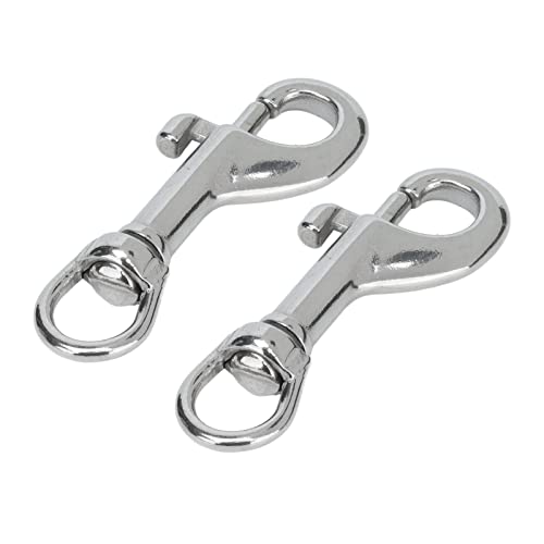 Eujgoov 2 St Mehrehalsbandhaken Einseeitiger Bolzenhaken 316 Edelstahlbolzen Snap Rotierende Haken für Hundehalsband 65 Mm von Eujgoov