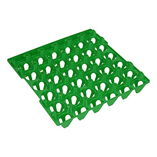 Eujgoov 30 Zellplastikzeigerkisten Halterschale, Geräumige Eierspeicherung, Stapelbares Design, Wiederverwendbar und Stabil, aus Kunststoff, Sichern, Bis zu 30 Eier, Vielseitiger Gebrauch, Zum (GREEN) Eujgoov 30 Zellplastikzeigerkisten Halterschale, Geräumige Eierspeicherung, Stapelbares Design, Wiederverwendbar und Stabil, aus Kunststoff, Sichern, Bis zu 30 Eier, Vielseitiger Gebrauch, Zum (GREEN) von Eujgoov