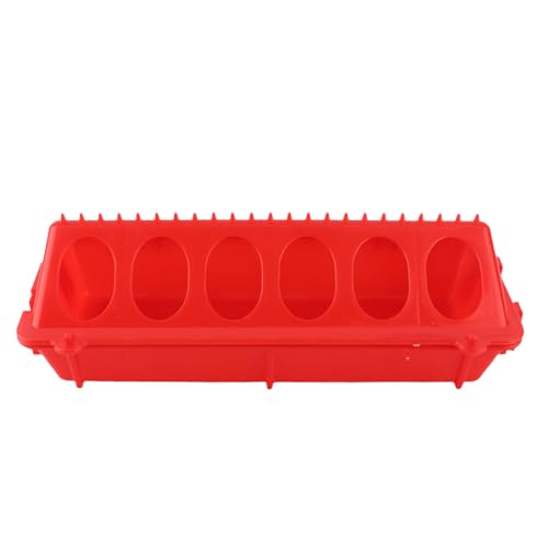 Eujgoov Dauerhafte Plastikküken -Feeder -Wasserer für die Geflügelfütterung, 12 Trog Schüssel Spender, 10 Set von 10 Eujgoov Dauerhafte Plastikküken -Feeder -Wasserer für die Geflügelfütterung, 12 Trog Schüssel Spender, 10 Set von 10 von Eujgoov