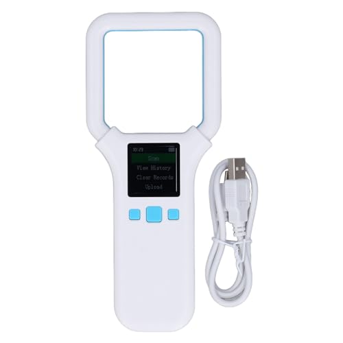 Eujgoov Tiermarken-Lesegerät, Haustier-Mikrochip-Lesegerät, Kabelloser Tier-Chip-ID-Leser-Scanner mit USB-Kabel Eujgoov Tiermarken-Lesegerät, Haustier-Mikrochip-Lesegerät, Kabelloser Tier-Chip-ID-Leser-Scanner mit USB-Kabel von Eujgoov