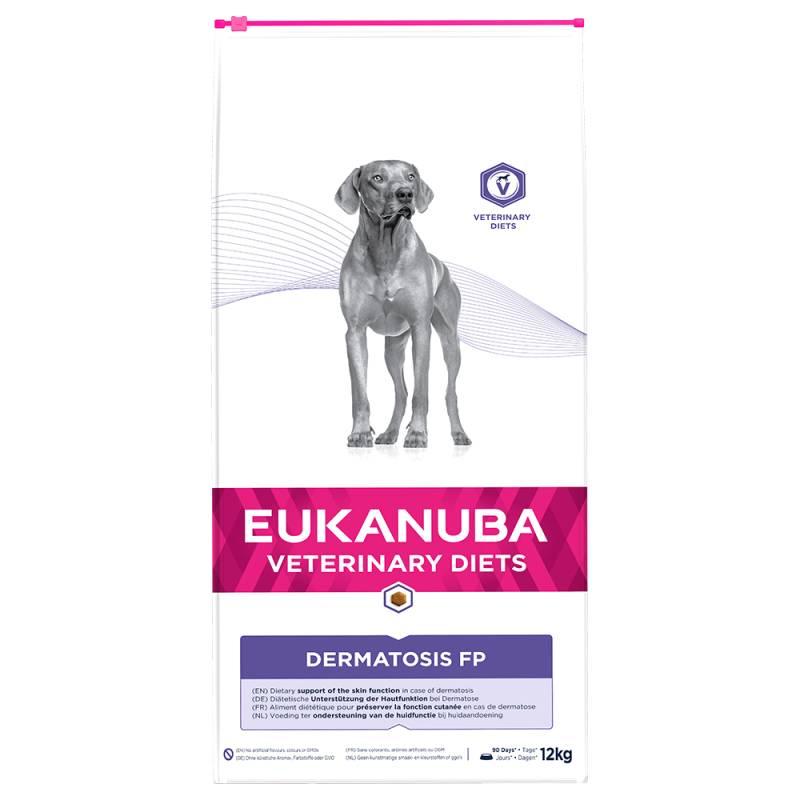 2 kg gratis! 12 kg Eukanuba VETERINARY DIETS Adult - Dermatosis von Eukanuba Veterinary Diet
