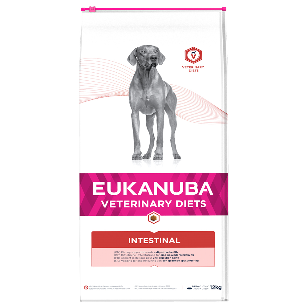 2 kg gratis! 12 kg Eukanuba VETERINARY DIETS Adult - Intestinal von Eukanuba Veterinary Diet